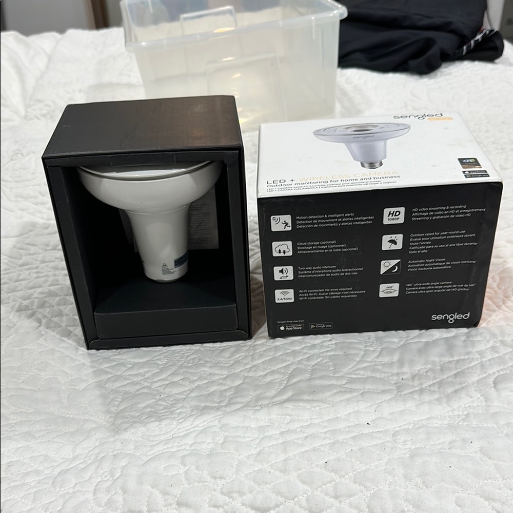 Snap LED Wireless Camera - White - Picture 2 of 5